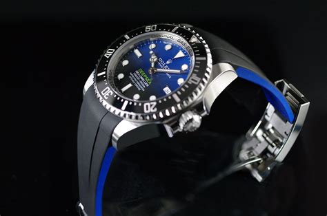 rolex deepsea strap adjustment|rolex rubber straps.